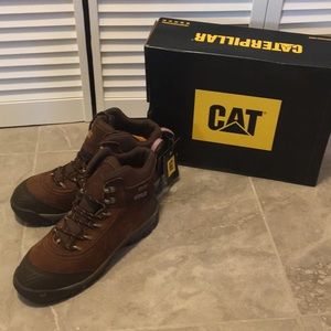 CAT Non-Slip Waterproof leather work boots